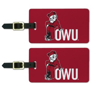 Ohio Wesleyan University Primary Logo Luggage ID Tags Suitcase CarryOn Cards  Set of 2 - 1 of 4