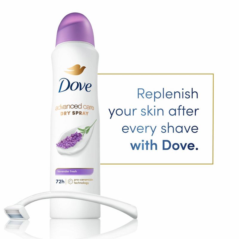 Dove Beauty Advanced Care Lavender Fresh 48-Hour Women&#39;s Antiperspirant &#38; Deodorant Dry Spray &#8211; 3.8oz, 5 of 11
