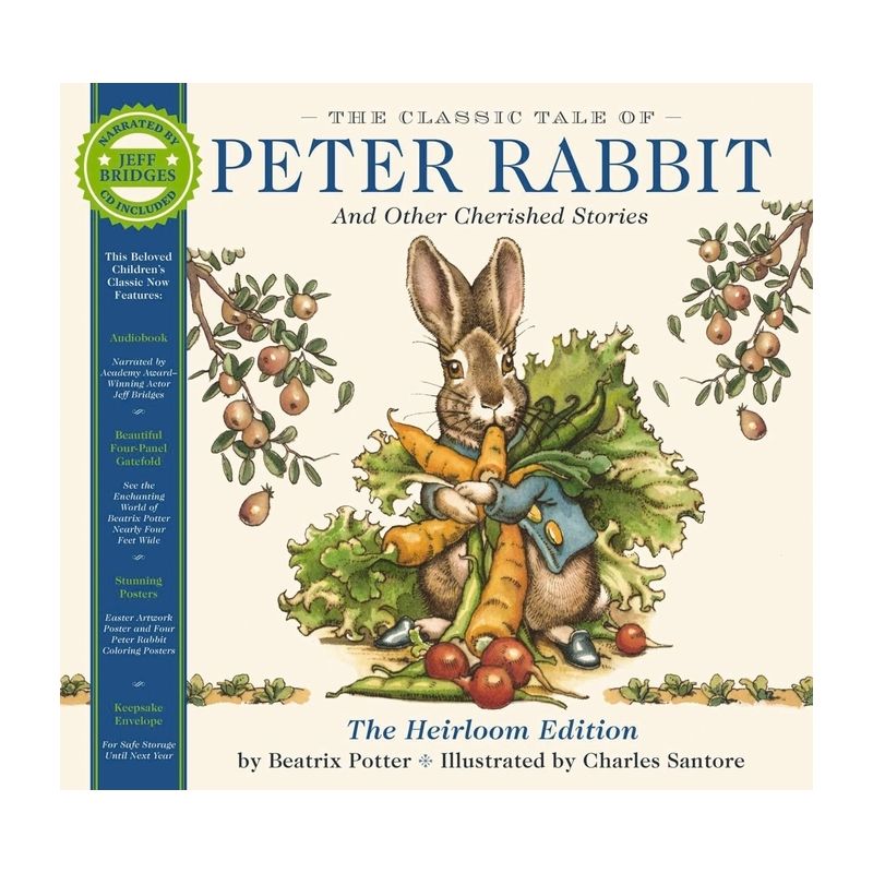 The Classic Tale of Peter Rabbit Heirloom Edition - by  Beatrix Potter (Hardcover), 1 of 2
