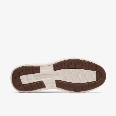 Clarks Mens Craftwell Lace Tan Leather Shoes 12 Wide — фото 4