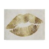 Trademark Fine Art -Color Bakery 'Hollywood Kiss Gold' Canvas Art - 2 of 3