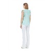 Women's SMOCKED SHOULDER SHELL TOP - Joy Joy - 2 of 2