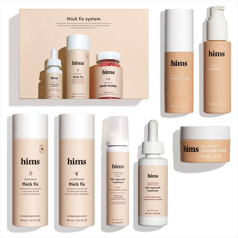 hims Hair and Skin Collection