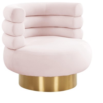 TOV Furniture Naomi Velvet Swivel Chair