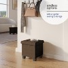 StorageBud Storage Ottoman for Bedroom End of Bed, Velvet Storage Bench, Large Storage Ottoman Bench, Entryway Bench with Storage - 2 of 4