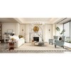 FUFU&GAGA Loveseat Living Room Cloud Sofa Teddy Velvet High Resilience Foam White - image 2 of 4