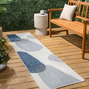JONATHAN Y Zia Modern Geometric Organic Shapes Indoor/Outdoor Area Rug - 1 of 4