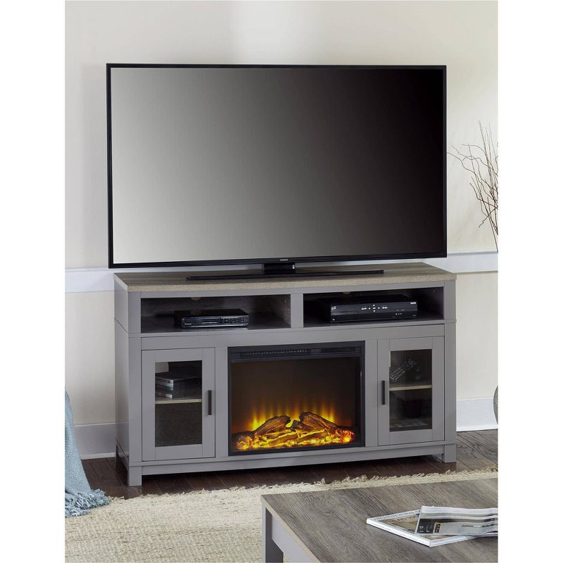 Paramount Electric Fireplace TV Stand for TVs up to 60" Wide - Room & Joy, 3 of 16