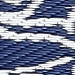 dark blue/white