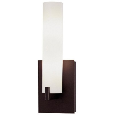 George Kovacs Lighting Tube 2 - Light Sconce in  Dark Restoration Bronze