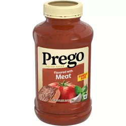 Prego Pasta Sauce Italian Tomato Sauce with Meat - 45oz