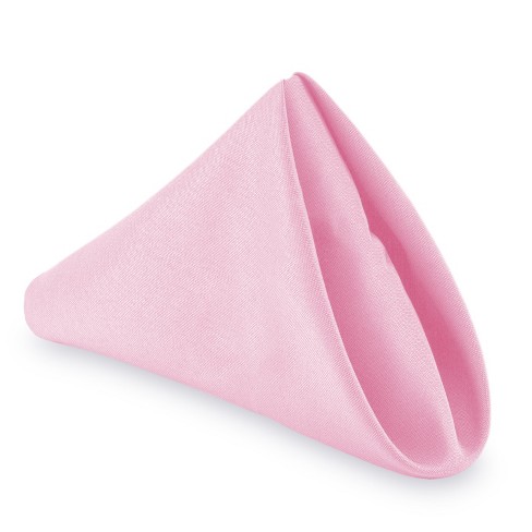 Polyester Linen Napkins - Pink