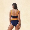 Women's Stylish Color Block Bikini Set for Summer Fun - Cupshe - 4 of 4