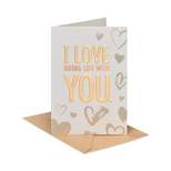 Father's Day Card Lettering with Hearts