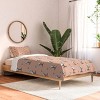Deny Designs Egrets on Peach Little Arrow Design Co Comforter and Sham Set - 2 of 4