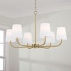 Capital Lighting Brody 6 - Light Chandelier in  Aged Brass - 4 of 4