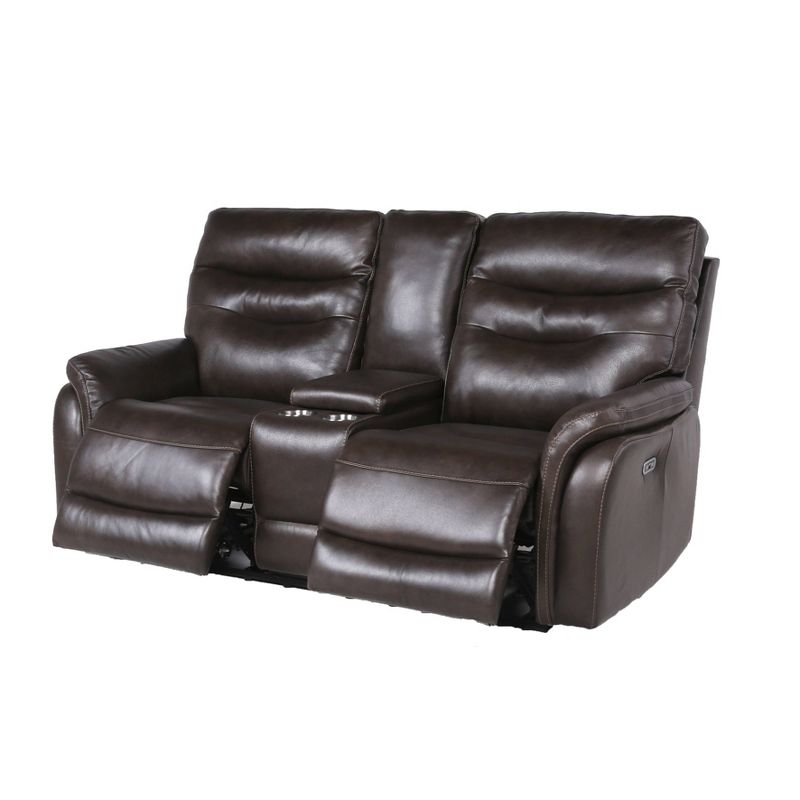 Fortuna Power Recliner Console Loveseat - Steve Silver Co., 1 of 16