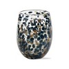 TAG 16 oz. Confetti Glass Stemless Drinkware Blue Denim Dishwasher Safe Beverage Glassware Set 6 - 2 of 3