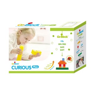 Kproduct4u Co-Block Curious Non-Toxic BPA Free Soft Jelly Blocks Toy, 20 pcs - 1 of 4