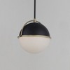 Maxim Lighting Duke 1 - Light Pendant in  Black/Weathered Brass - 2 of 3