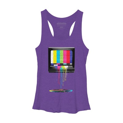 Women's Design By Humans Retro TV By clingcling Racerback Tank Top
