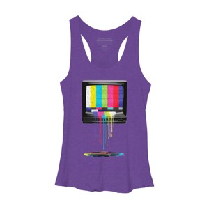 Women's Design By Humans Retro TV By clingcling Racerback Tank Top - 1 of 3