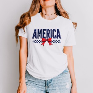 Simply Sage Market America Galaxy Coquette  Short Sleeve Tee - 1 of 4