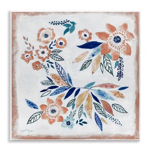 Stupell Industries Floral Blossom Patterned Boho Wall Plaque Art - 1 of 4