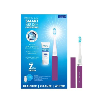 GO SMILE On The Go Sonic Blue Smart Brush Whitening Kit - Violet - 2ct