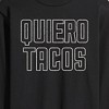 Men's - Instant Message - Quiero Tacos Long Sleeve Graphic T-Shirt - 2 of 4