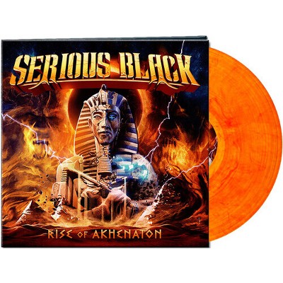 Serious Black - Rise of Akhenaton - Red/Orange Marbled (Colored Vinyl Red Orange Gatefold LP Jacket)