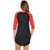 Just Love 100% Cotton Sleep Dress for Women Baseball Sleeve Nightshirt - 2 of 2