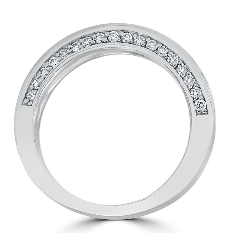 Pompeii3 5/8ct Diamond Wedding Ring White Gold Anniversary Ring, 4 of 6
