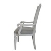 Acme Furniture Katia Dining Chair Light Gray Linen/Weathered White Finish - 3 of 4