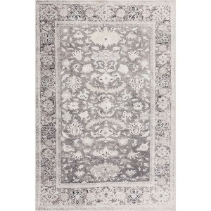 Nuloom Florrie Medallion Pet Friendly Machine Washable Area Rug - 1 of 4