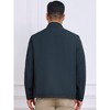 INSPIRE CHIC Men's Lined Stand Collar Full Zip Up Lined Formal Golf Jacket - 3 of 4