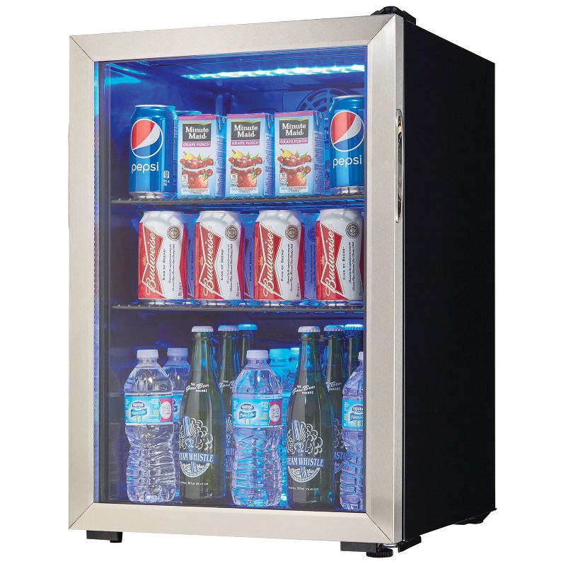 Danby DBC026A1BSSDB 2.6 cu. ft. Free-Standing Beverage Center in Stainless Steel, 2 of 8