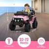 12V Kids Ride-On Truck 2-Seater with Parental Remote Control,4-Wheel Suspension ¨CElectric Ride-On Toy for Boys & Girls - 2 of 4