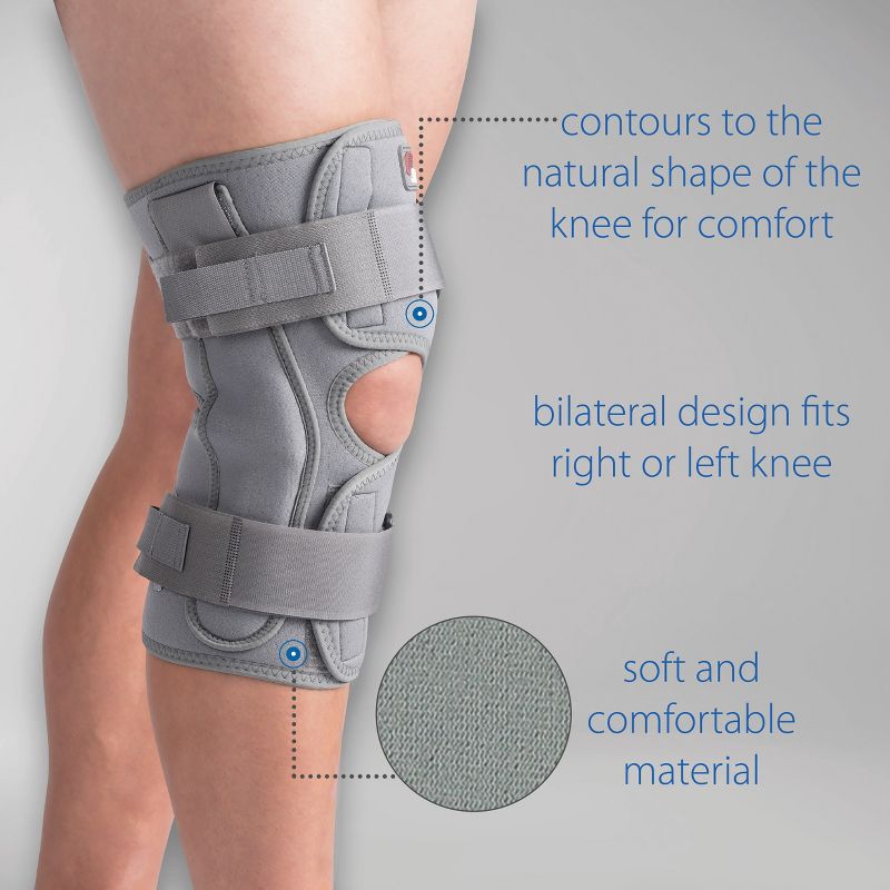 Swede-O Thermal Vent Open Wrap ROM Hinged Knee Brace, 3 of 7