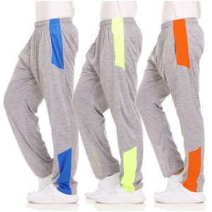 Daresay Mens Dri-Fit Pant 3 Pack-Moisture Wicking, High Performance, Comfy Spandex-Poly Blend - 1 of 4