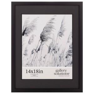 Gallery Solutions Wood Wall Frame with Double Mat Image - 1 of 4