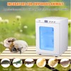 Reptile Incubator, 25L Hatching Eggs Incubator - 10¡ãC-60¡ãC Temperature Controlled, 12V/110V Portable Digital Incubator for Small Reptiles - 2 of 4