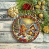Enchanting Gingerbread Man in a Christmas Village Ornament, Whimsically Cheerful Holiday Gift and Tree Decor| OrnamentallyYou - 4 of 4
