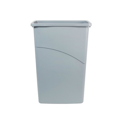 Brighton Indoor Trash Can Without Lid Gray Plastic 23 Gal. (BPR50717) 2625783