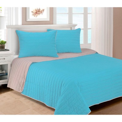 Brandon 200-Thread Count Cotton Reversible Quilt Set with Embroidery by Blue Nile Mills