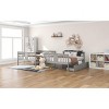 Streamdale Full over Full Bunk Bed with Drawers and Ladder for Bedroom, Guest Room Furniture-Gray - 3 of 4