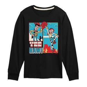 Boys' - Toy Story 4 - Woody And Jessie Long Sleeve Graphic T-Shirt - 1 of 4