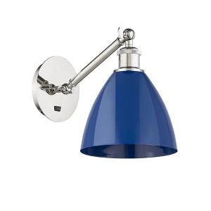 Plymouth Dome - 1 Light Wall Sconce In Industrial Style-13.25 Inches Tall and 7.5 Inches Wide - 1 of 1