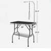 VisioGear Pet Grooming Table Arm with Clamp, Foldable Pets Grooming Stand for Medium and Small Dogs, Black, 36"*24"*62.8" - 3 of 4