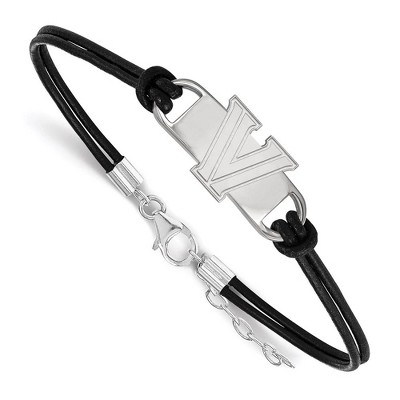 Black Bow Jewelry Sterling Silver Villanova Wildcats NCAA charm Bracelet 8.5 Inch